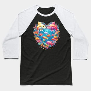 Fishing Lover Baseball T-Shirt